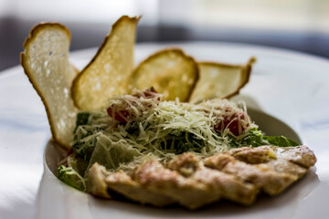 Caesar salad sorting option