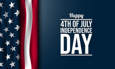 United States Independence Day Background. Fourth of July. - obrazy, fototapety, plakaty