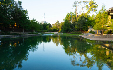 lake water park sky landscape nature