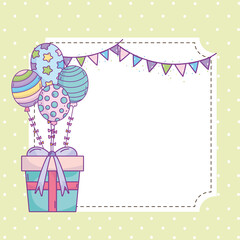 happy birthday label