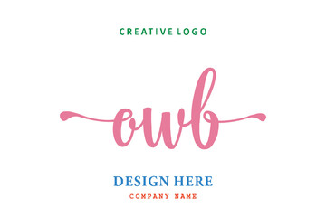 OWB lettering logo is simple, easy to understand and authoritative