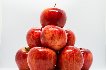 Pile of red apples