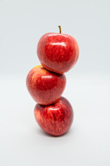 tower of red apples