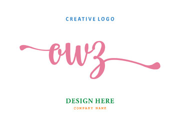OWZ lettering logo is simple, easy to understand and authoritative