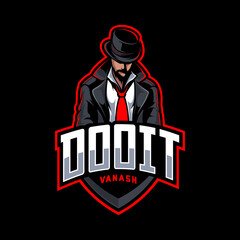mafia mascot esport logo