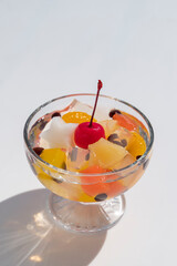 みつ豆　フルーツみつ豆　夏イメージ