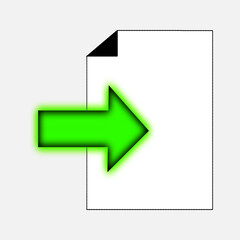 Export and import file icons. Upload, download sign.Save or open file. Share document symbol. Interface button. Element for design website etc.