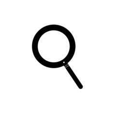 magnifying glass isolated on white