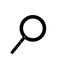 magnifying glass isolated on white