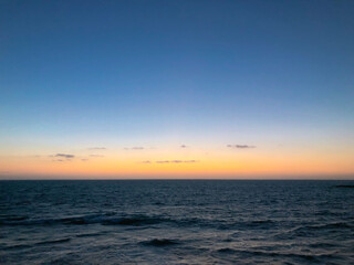[Madagascar] Golden hour sky between sunset and night sky seen from the beach in Salary bay