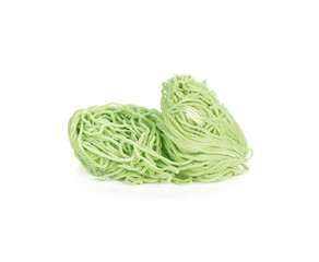 Dry Jade Noodle isolate on white background