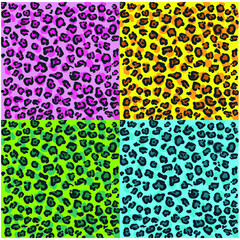 Pattern Skin Leopard Vector 