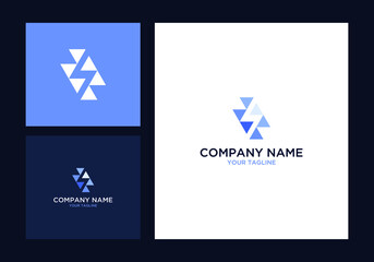logo initial brand monogram monoline icon design