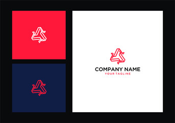 logo initial brand monogram monoline icon design