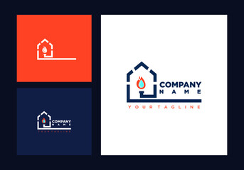 logo brand initial finance design best quality