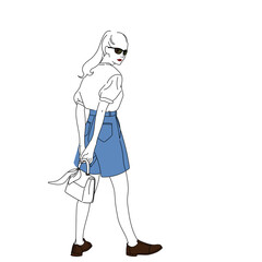 サングラスの女性