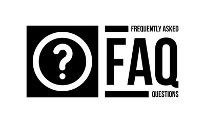 faq - frequently asked questions, vector sign or stamp