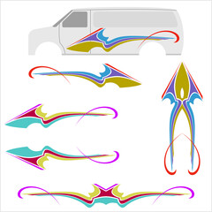 Vehicle Graphics, Stripe : Vinyl Ready Design