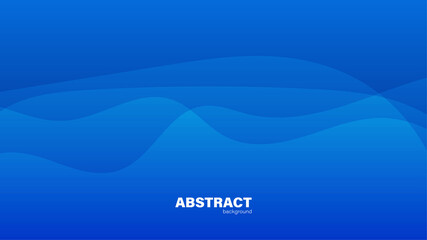 Abstract blue background and curve shape, background with copy space for design, vector.