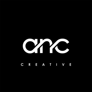 ANC Letter Initial Logo Design Template Vector Illustration