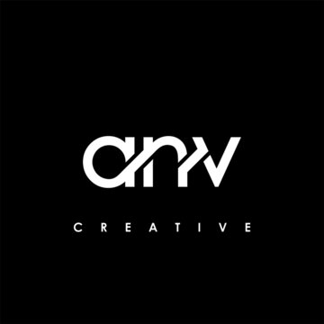 ANV Letter Initial Logo Design Template Vector Illustration