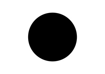 Fototapeta na wymiar black sphere with shadow