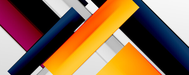 Color abstract lines trendy geometric background for business or technology presentation, internet poster or web brochure cover, wallpaper