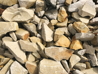 sharp stones rough background