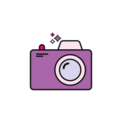 Camera Icon. Digital Photo Camera Icon. Video Camera Icon. SVG Icon.