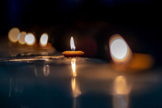 candles in the dark