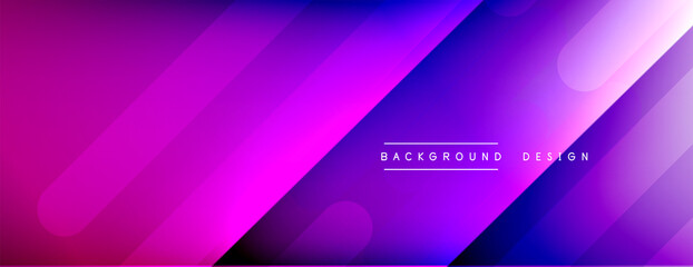 Dynamic lines abstract background. 3D shadow effects and fluid gradients. Modern overlapping forms