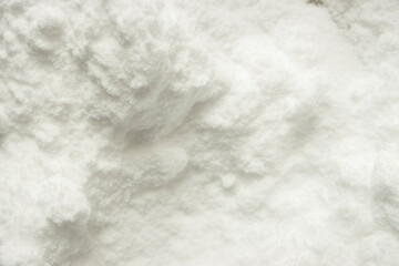 White Powder on Pile Macro Detail