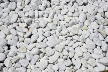 白い玉砂利