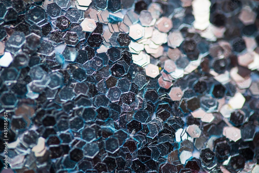 Poster close up macro of sparkle glowing of carborundum background texture