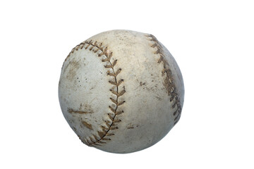 baseball ball on a white background.