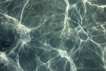 abstraction with a play of light and water