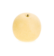 nashi pear fruit  isolated on white background