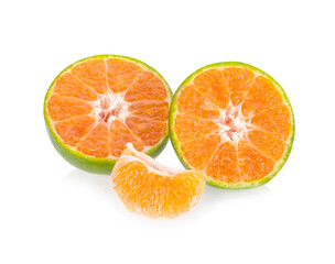 Fototapeta na wymiar orange fruit isolated on white background.