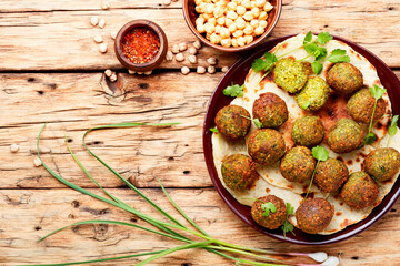 Falafel,vegan Israeli food