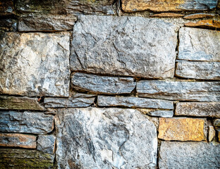 grey rough stone wall closeup, seamless pattern textured background