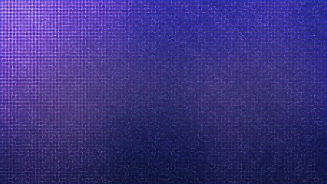Flashing blue-purple dots light as animated seamless loop modern design, 4K UHD video checkered pattern decoration abstract template background