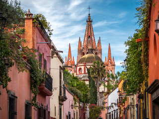 Fototapeta premium San Miguel de Allende in Guanajuato, Mexico.