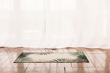 Mat for yoga, sports, fitness, interior studio or home