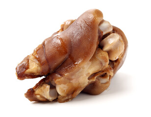 Sauce trotters on white background 