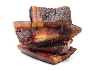 china Ham - Jamon on white background 