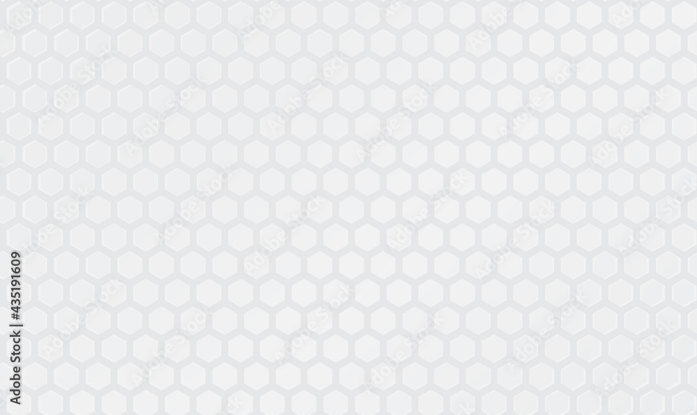 Poster white abstract background with hexagons. hipster fashion design print hexagonal pattern. abstract ge