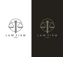 Logo law for creative modern design, Modern law firm logo design, Creative logo design law firm, modern justice logo design - obrazy, fototapety, plakaty