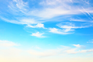 blue sky clouds background abstract skyline landscape nature paradise air