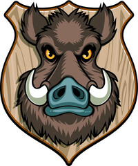 wild boar hunting background