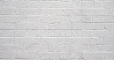 wide 4K white brick texture background